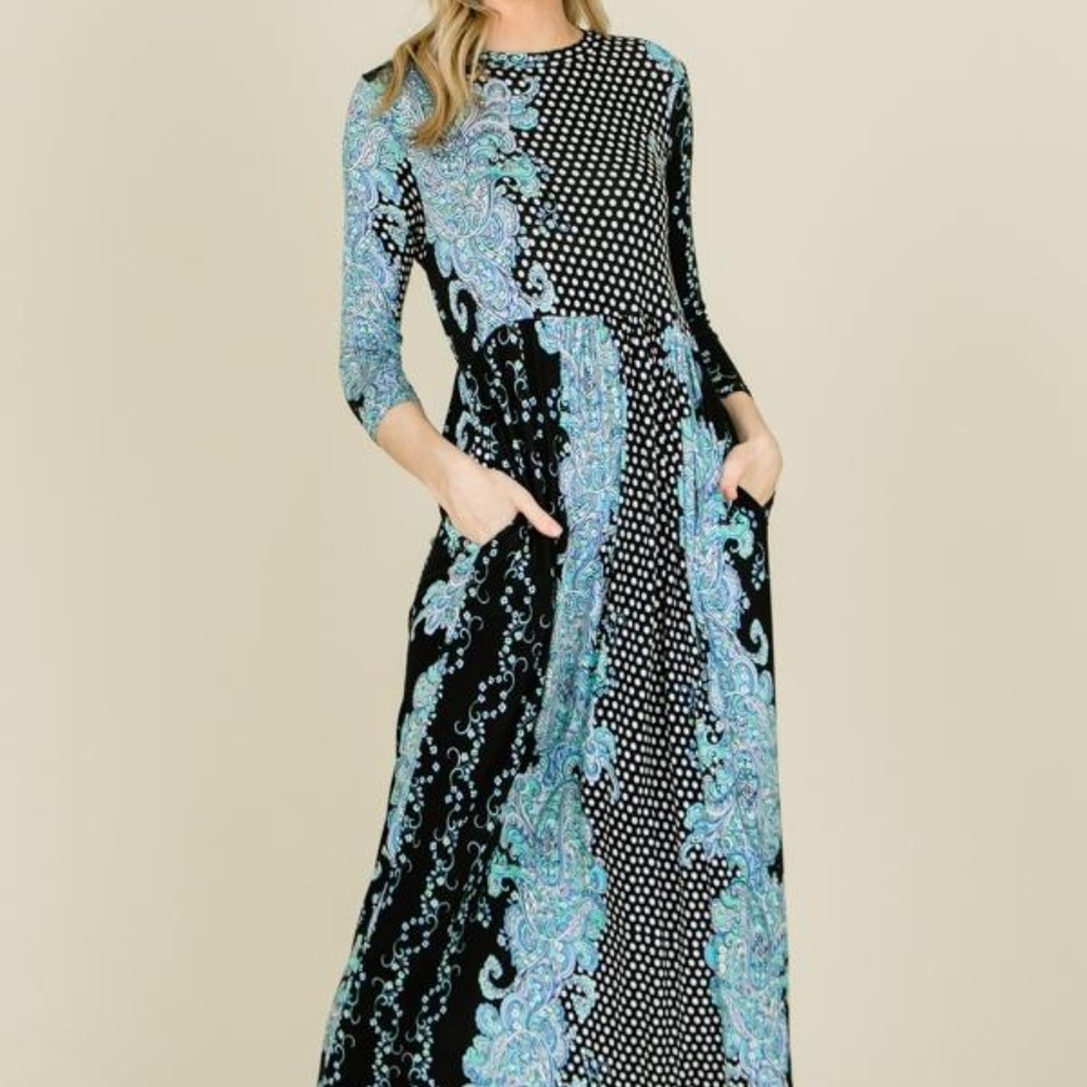 Paisley Maxi Dress